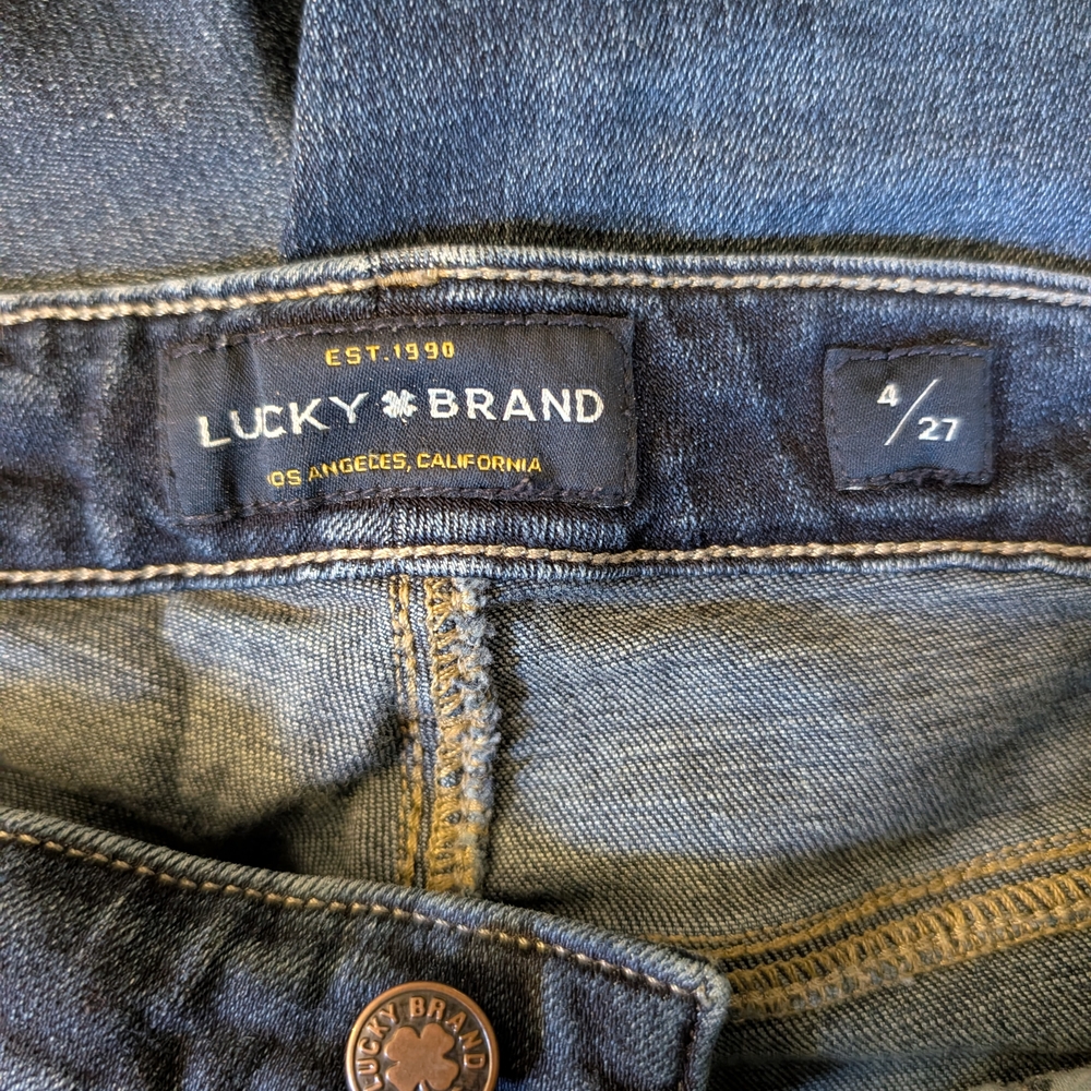 Lucky Brand | Indigo Hayden High Rise Skinny Jeans - Picture 8 of 9